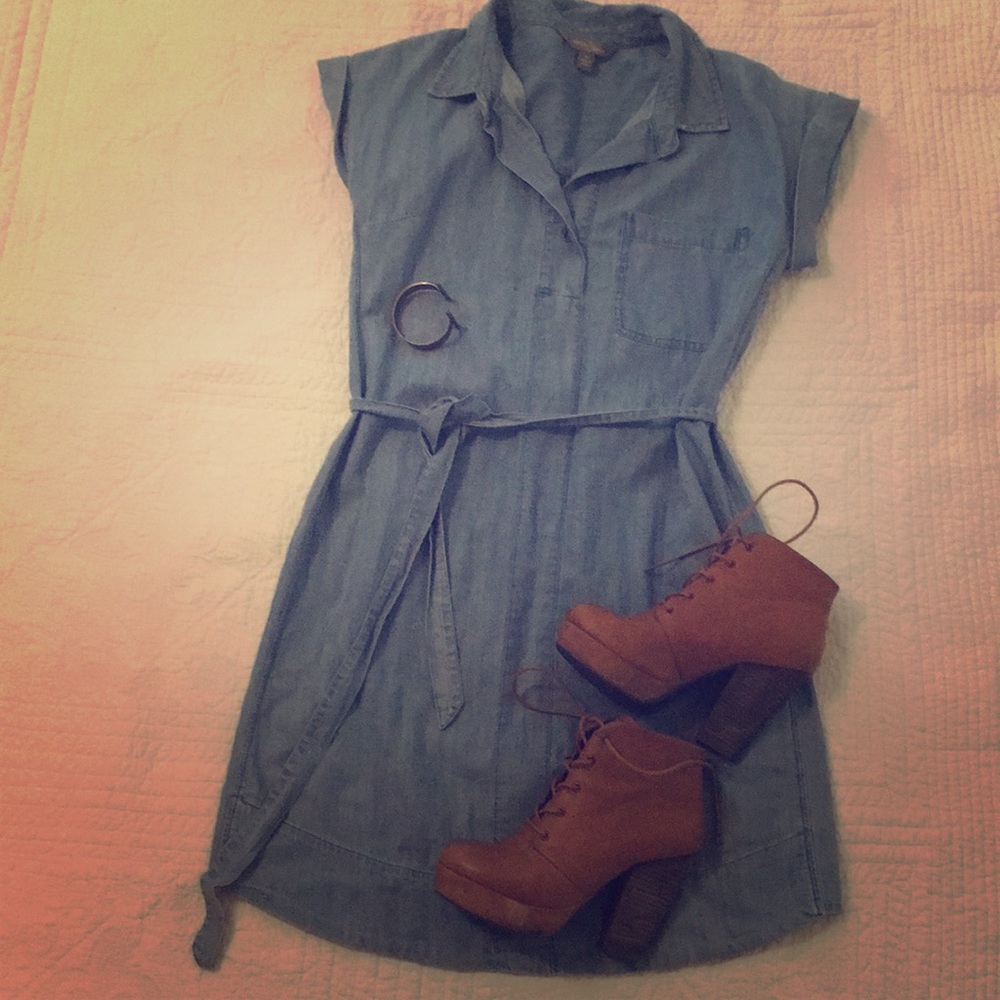 Denim dress